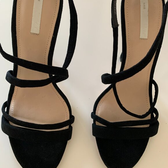 SUEDE LEATHER SANDALS - OPEN STRAPPY IN SIZE 39 - BRAND NEW - Picture 5 of 5